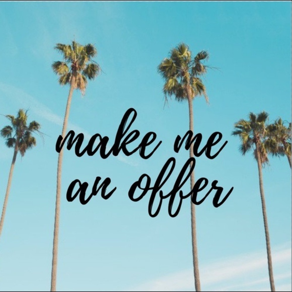 I accept reasonable offers!